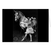 Circus Girl with Horse, 1908 Cards