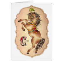 Circus Horse Cards