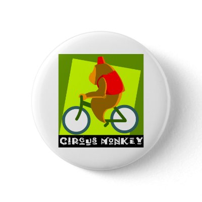 Circus Monkey Buttons by yuhrenhuang