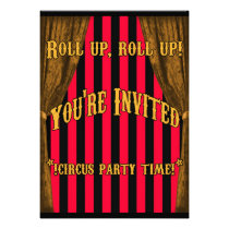 Circus Party! invitations