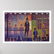 Circus Sideshow by Georges Seurat Print