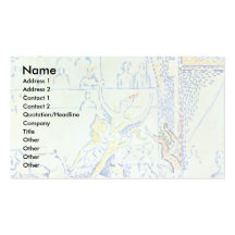 Circus (Sketch) By Seurat Georges Business Cards
