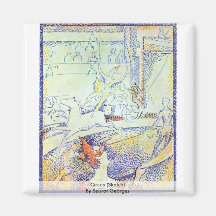 Circus (Sketch) By Seurat Georges Fridge Magnets