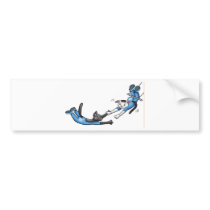 Circus Trapeze cats Bumper Sticker