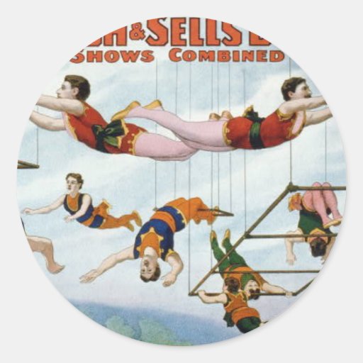 Circus Trapeze Sticker
