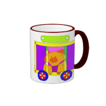 circus wagon  coffee mug