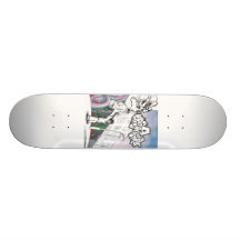 Cire de castor - planche à roulettes de "rue"