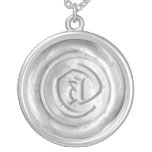 Cirez le monogramme de joint - argent - les vieux  pendentifs