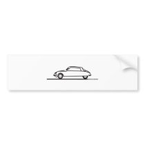 Ciroen DS 21 Pallas Bumper Stickers