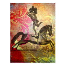 Cirque vintage cartes postales