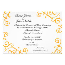 Cirrus Ivory (Amber) Wedding Invitation