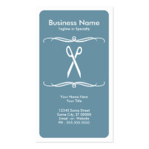 ciseaux de mod cartes de visite professionnelles