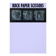 Ciseaux de papier de roche faire-parts