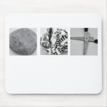 Ciseaux de papier Mousepad de roche Tapis De Souris