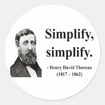 Citation 1B de Thoreau Autocollants