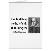 Citation 4b de Shakespeare Carte De Vœux