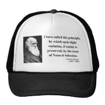 Citation 6b de Charles Darwin Casquettes De Camionneur