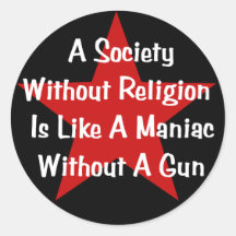 Citation d'Anti-Religion Autocollant