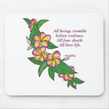 Citation de Bouddha Tapis De Souris