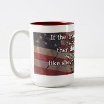 Citation de George Washington sur le premier amend Tasse