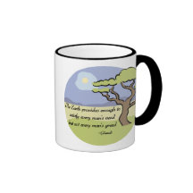Citation de la terre de Gandhi Mugs À Café