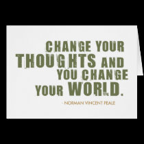 Citation de Norman Vincent Peale cartes