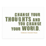 Citation de Norman Vincent Peale Carte Postale