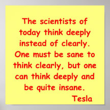 citation de tesla de nikola posters