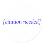 [citation needed] sticker