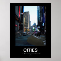 CITIES Demotivational Poster