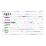 Cities Of The World Text Design II Business Card I
