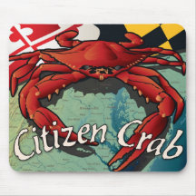 Citizen Crab of Maryland Mouse Pad