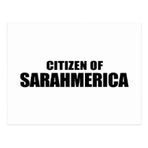 CITIZEN OF SARAHMERICA POST CARD
