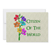 Citizen Of The World Custom Announcements