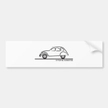 Citroen 2CV Bumper Sticker