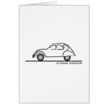 Citroen 2CV Cartes De Vœux