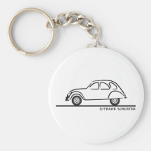 Citroen 2CV Keychains