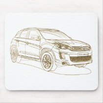 Citroen C4 Aircross 2013 Mousepad