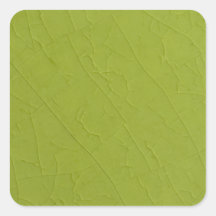 Citron stone cracks square sticker