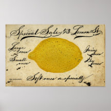 Citrons spéciaux -1897 posters