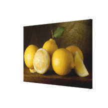 citrons sur le bois toiles tendues