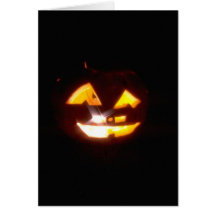 Citrouille de Halloween Cartes De Vœux