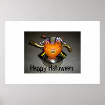 Citrouille de robot posters