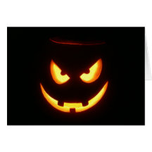 Citrouilles de Halloween Carte De Vœux