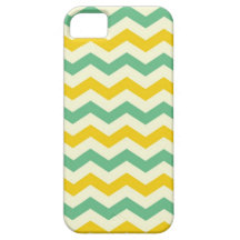 Citrus and Lime Chevron Zigzags Yellow Green iPhone 5 Cover