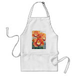 Citrus Coloured Cymbidiums Apron