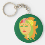 Citrus Girl Key Chains