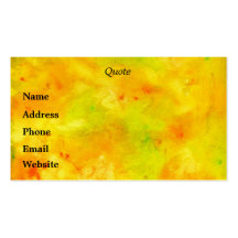 CitrusWatercolor Business Card