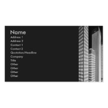 City Blocks Profile Card Business Card Template