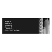 City Blocks Profile Card Business Card Templates